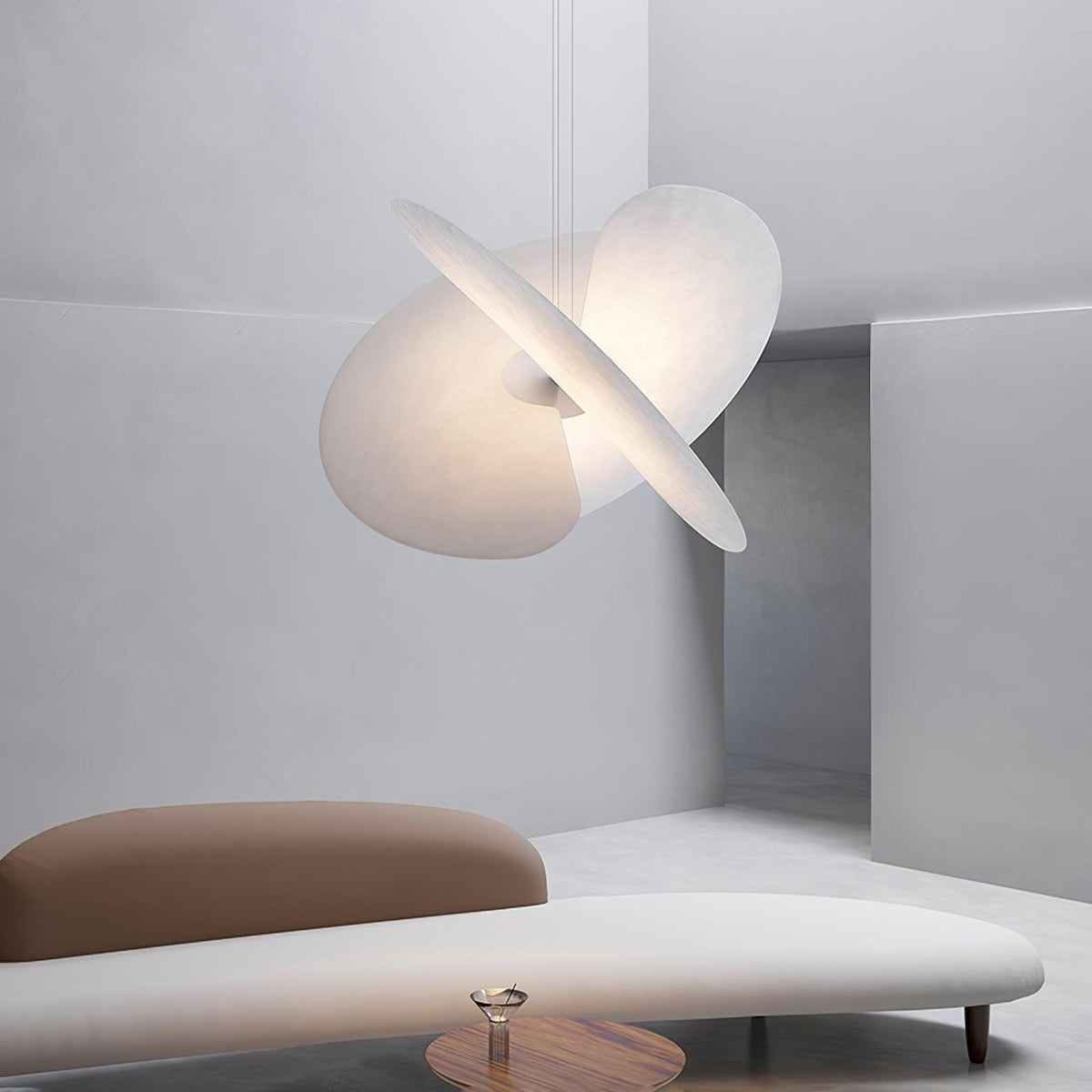 Elowina Fabric Pendant Light-Moonnatur