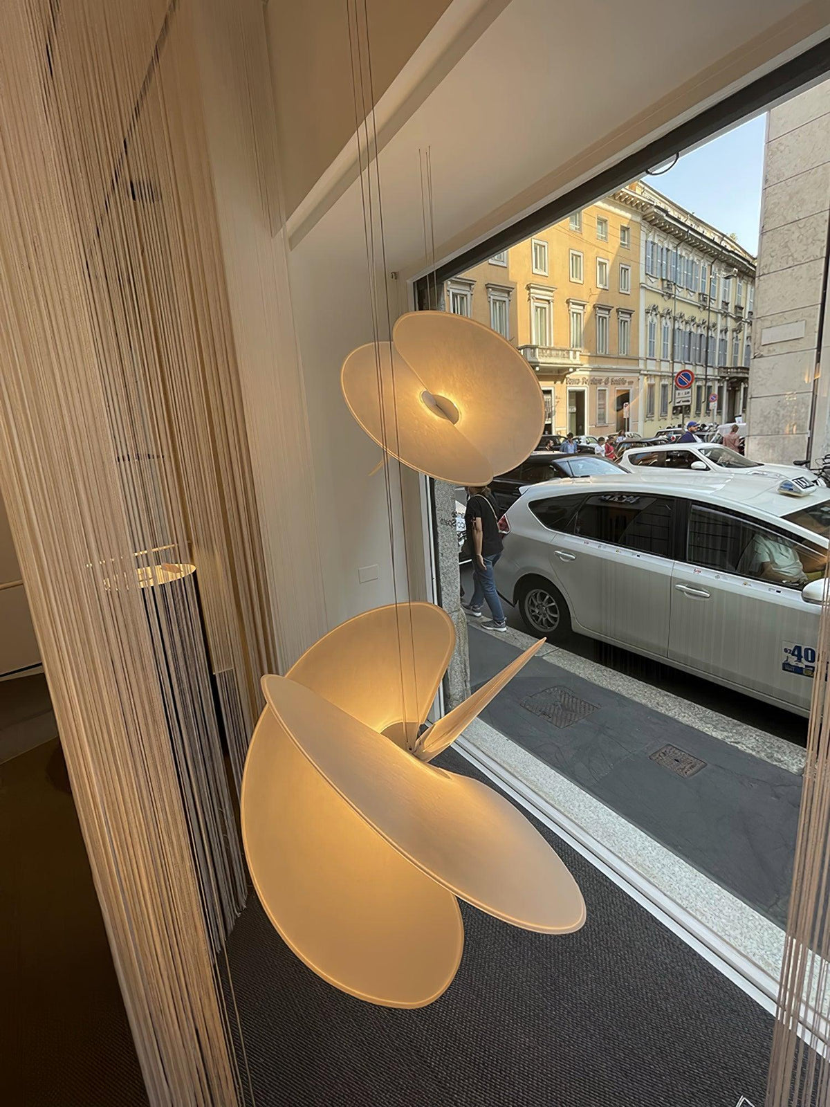 Elowina Fabric Pendant Light-Moonnatur