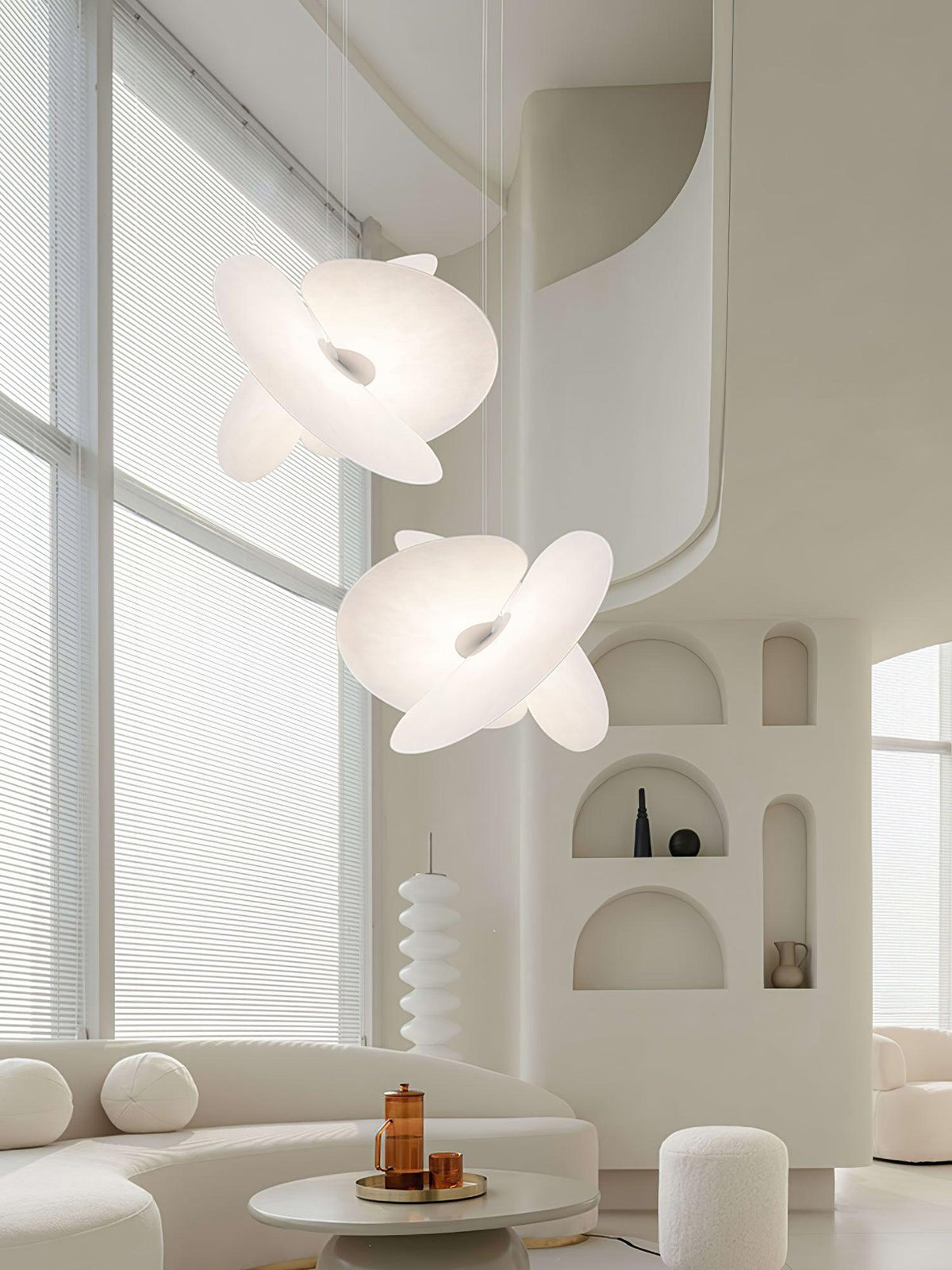 Elowina Fabric Pendant Light-Moonnatur