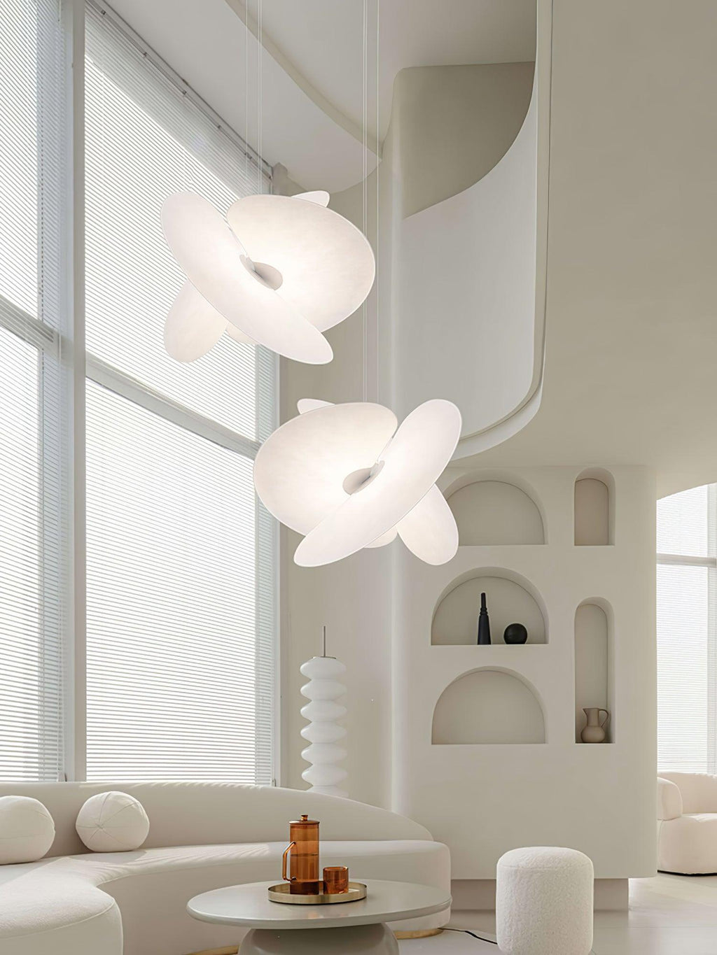Elowina Fabric Pendant Light-Moonnatur