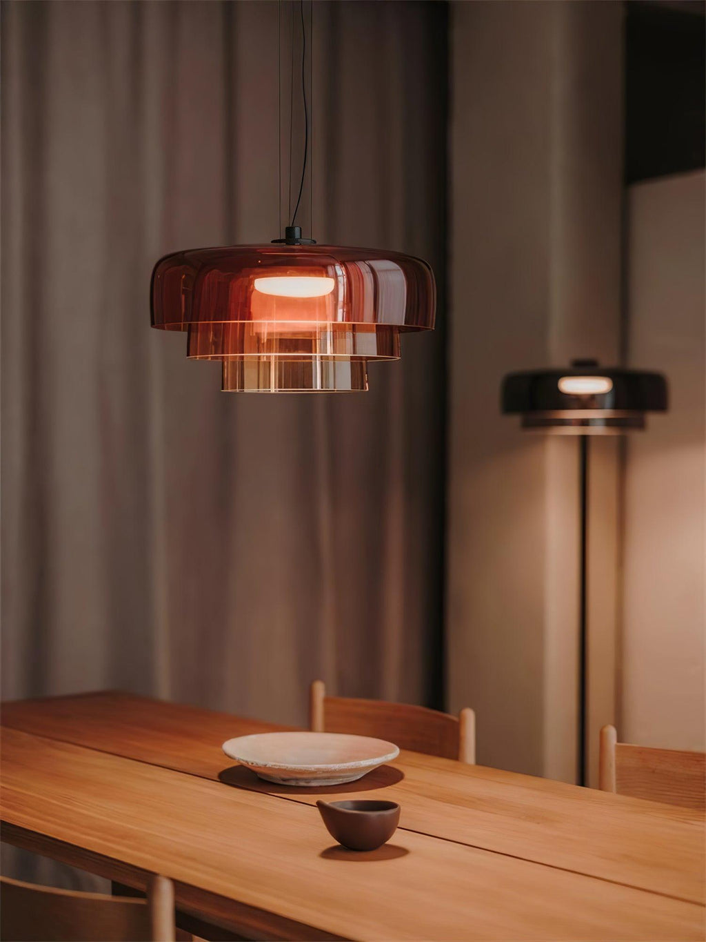 Cardenia Glass Pendant Light-Moonnatur