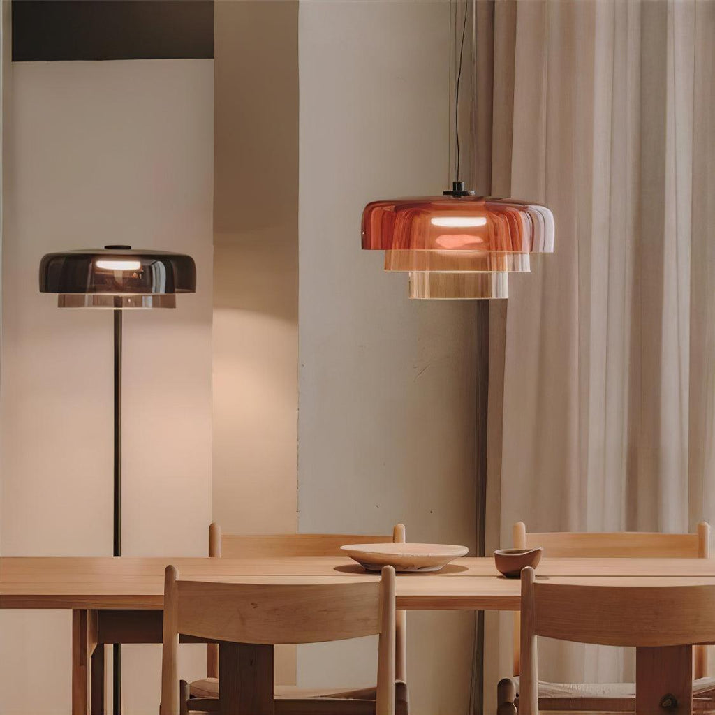 Cardenia Glass Pendant Light-Moonnatur