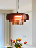 Cardenia Glass Pendant Light-Moonnatur