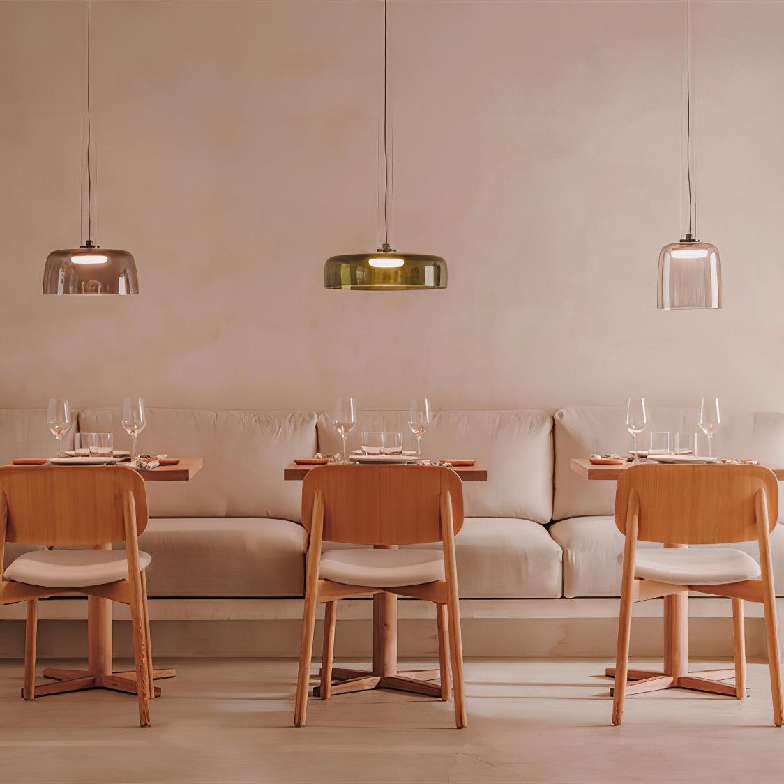Cardenia Glass Pendant Light-Moonnatur