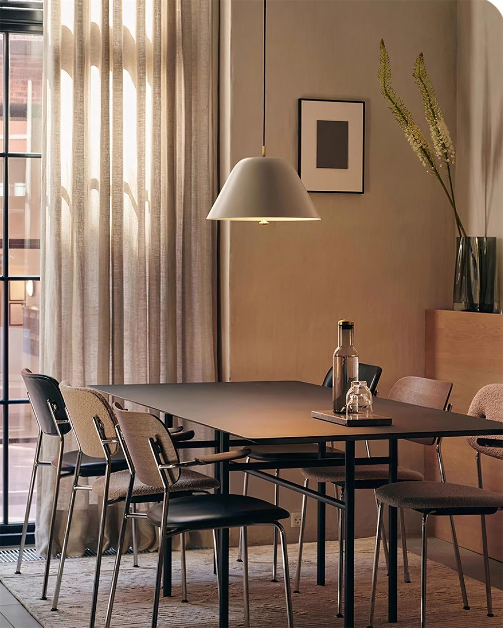 Selvenenora Metal Pendant Light-Moonnatur