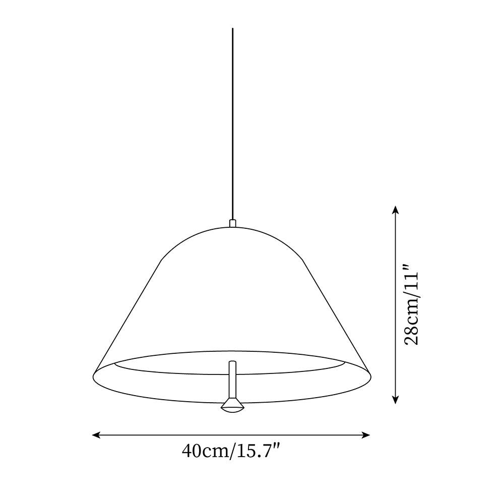 Selvenenora Metal Pendant Light-Moonnatur