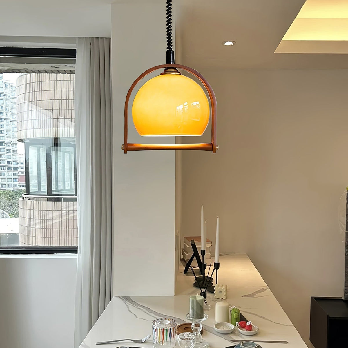 Aldricwyn Glass Pendant Light-Moonnatur