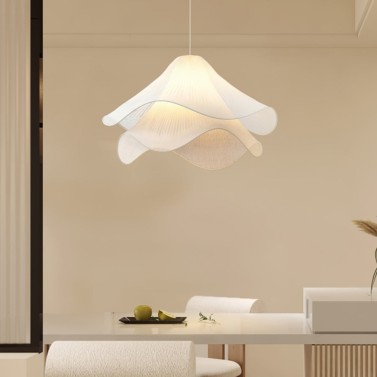 Ferrowwren Fabric Pendant Light-Moonnatur