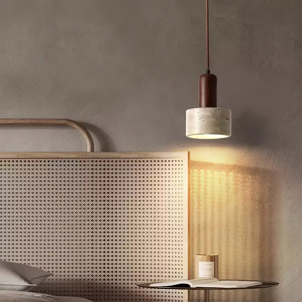 Berwinaria Travertine Pendant Light-Moonnatur