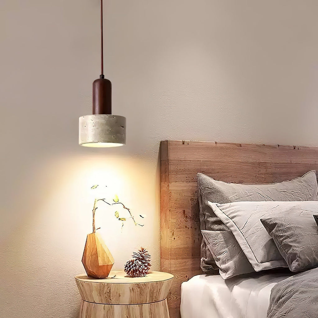 Berwinaria Travertine Pendant Light-Moonnatur