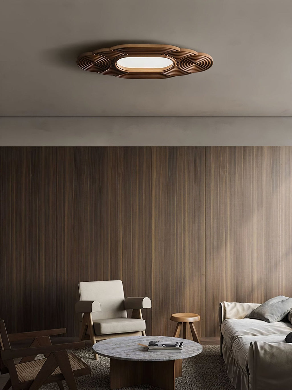 Ralenwyn Wood Ceiling Light-Moonnatur