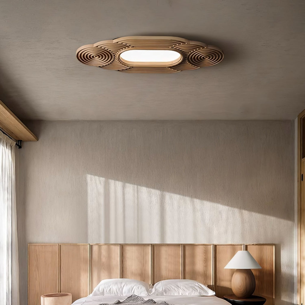 Ralenwyn Wood Ceiling Light-Moonnatur