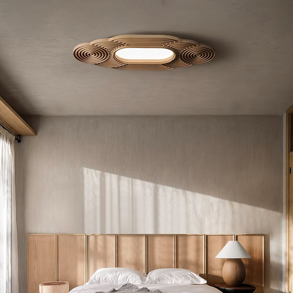 Ralenwyn Wood Ceiling Light-Moonnatur
