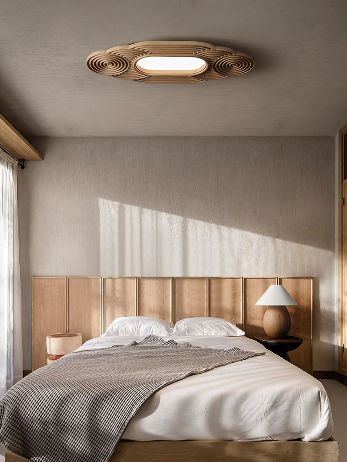 Ralenwyn Wood Ceiling Light-Moonnatur