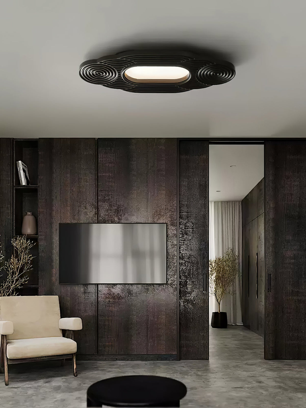 Ralenwyn Wood Ceiling Light-Moonnatur
