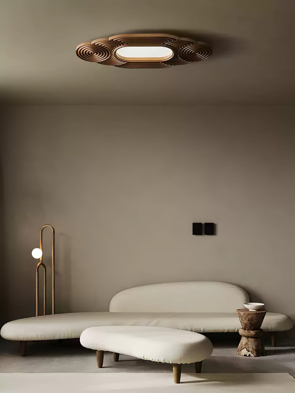 Ralenwyn Wood Ceiling Light-Moonnatur