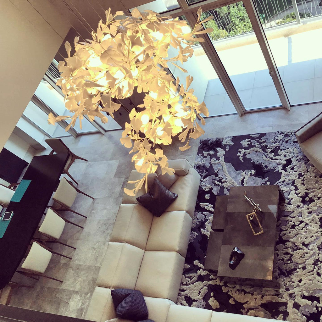 Avelora Ceramic Chandelier-Moonnatur