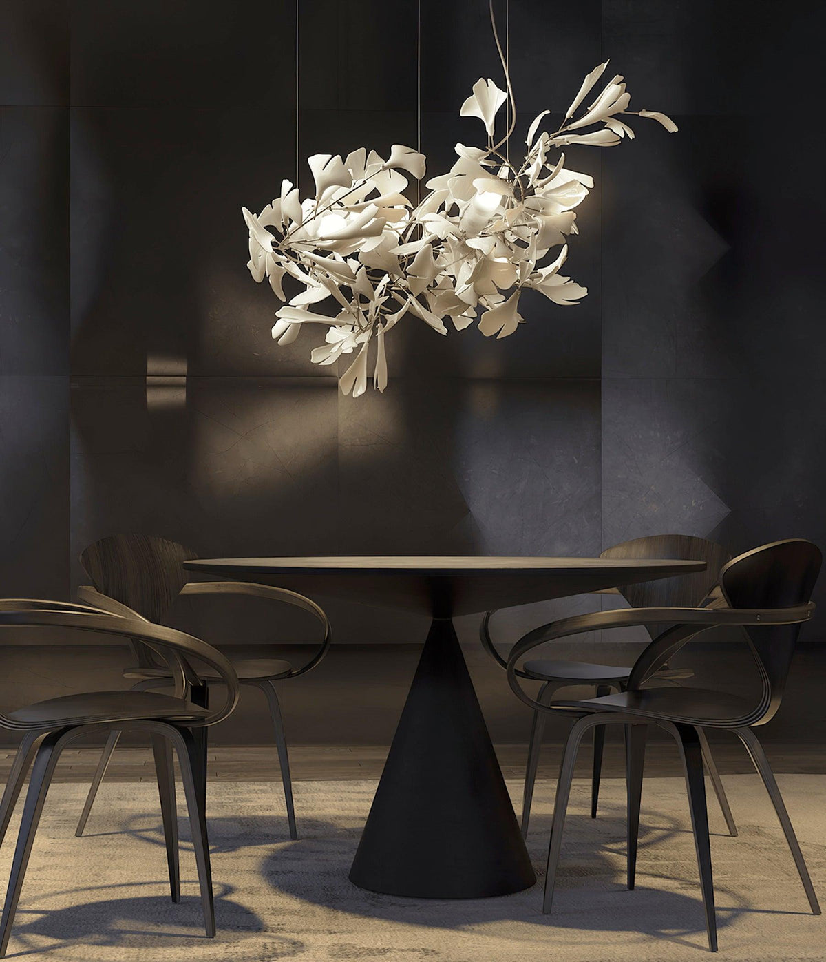 Avelora Ceramic Chandelier-Moonnatur