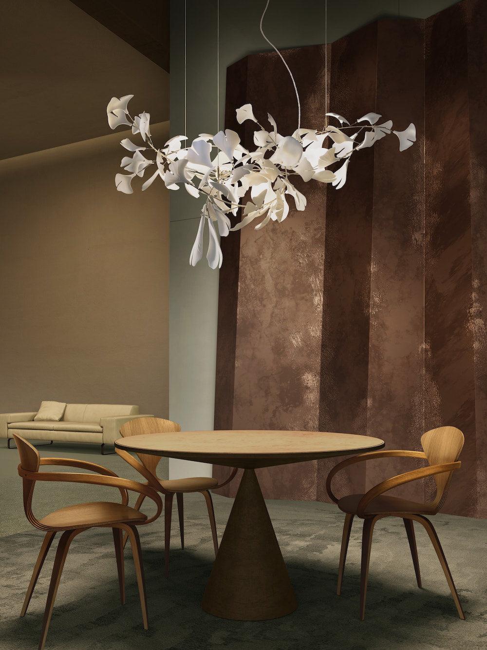 Avelora Ceramic Chandelier-Moonnatur