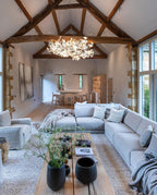 Avelora Ceramic Chandelier-Moonnatur