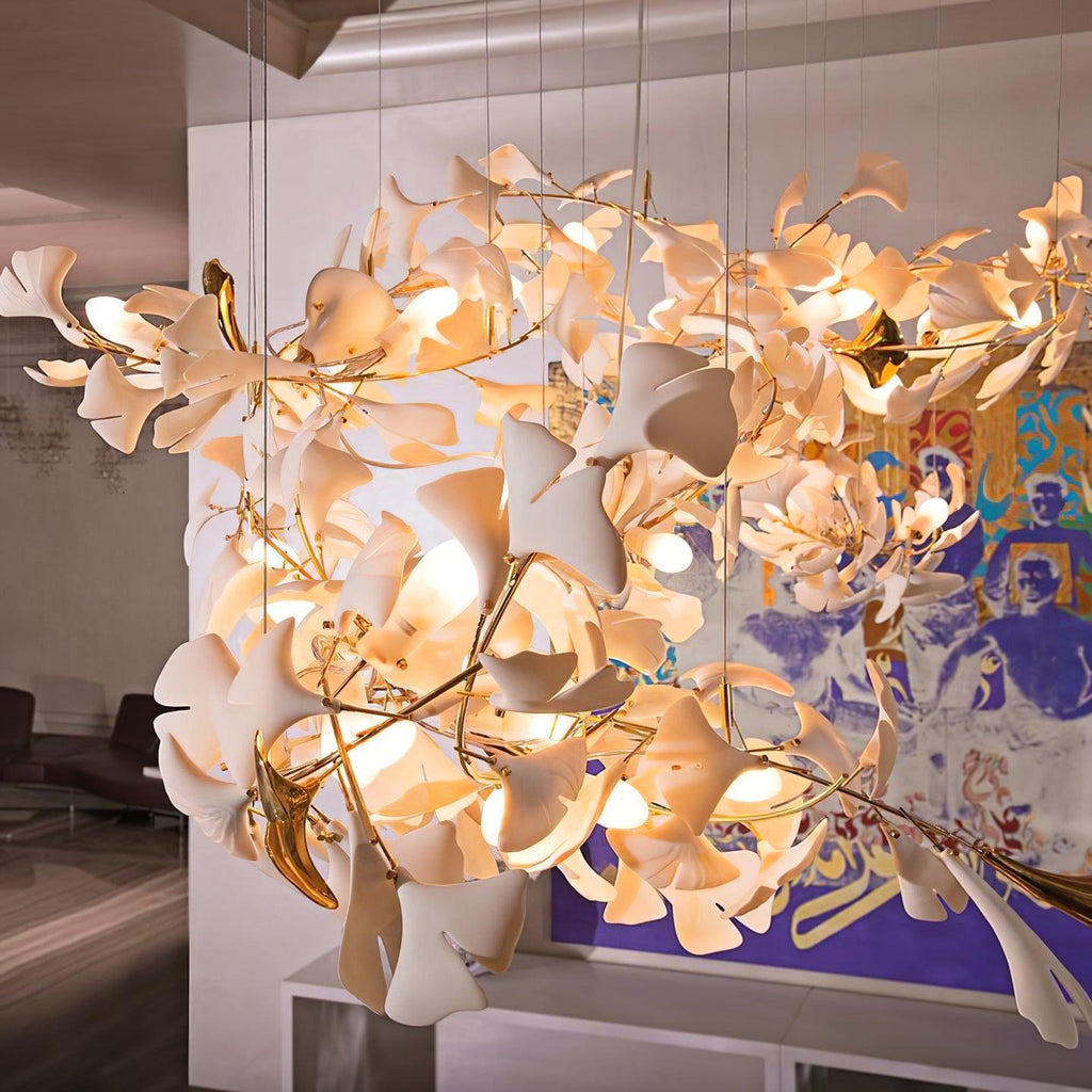 Avelora Ceramic Chandelier-Moonnatur