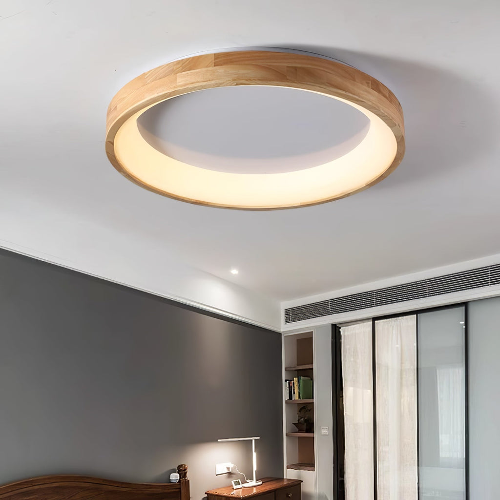Selise Wood Ceiling Light-Moonnatur