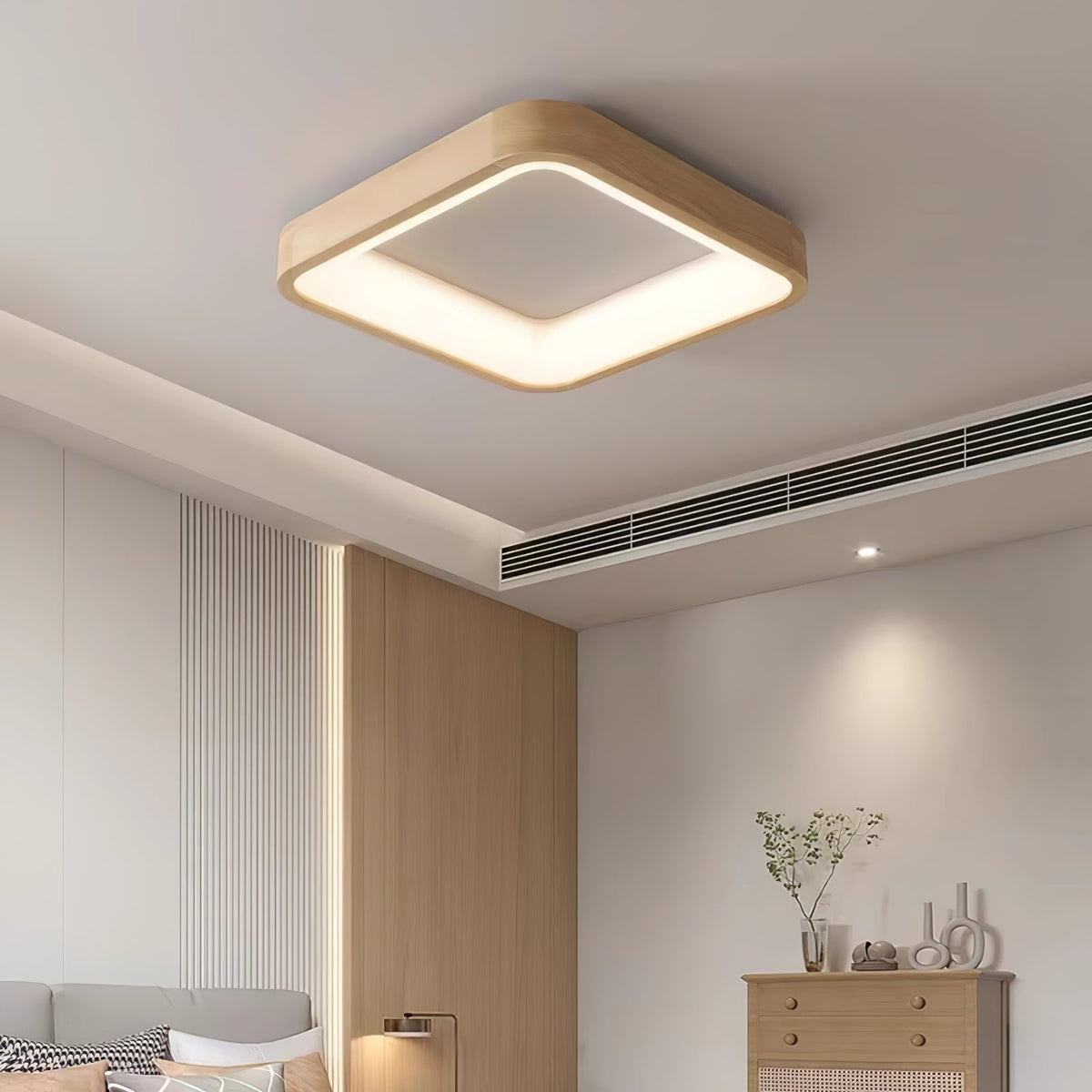 Selise Wood Ceiling Light-Moonnatur