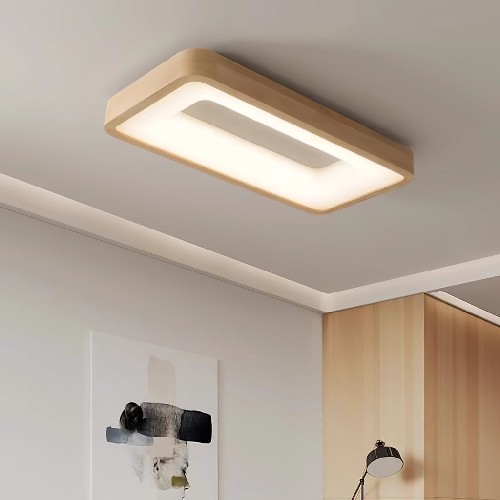 Selise Wood Ceiling Light-Moonnatur