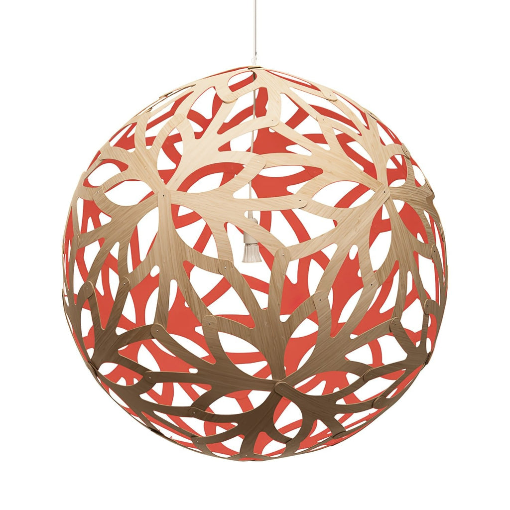 Cindelrose Wood Pendant Light-Moonnatur