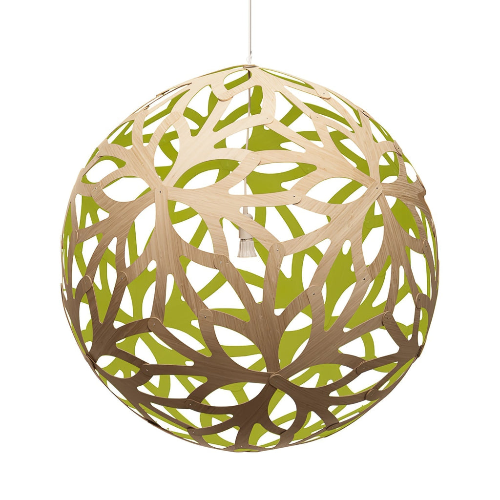 Cindelrose Wood Pendant Light-Moonnatur