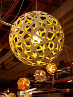Cindelrose Wood Pendant Light-Moonnatur