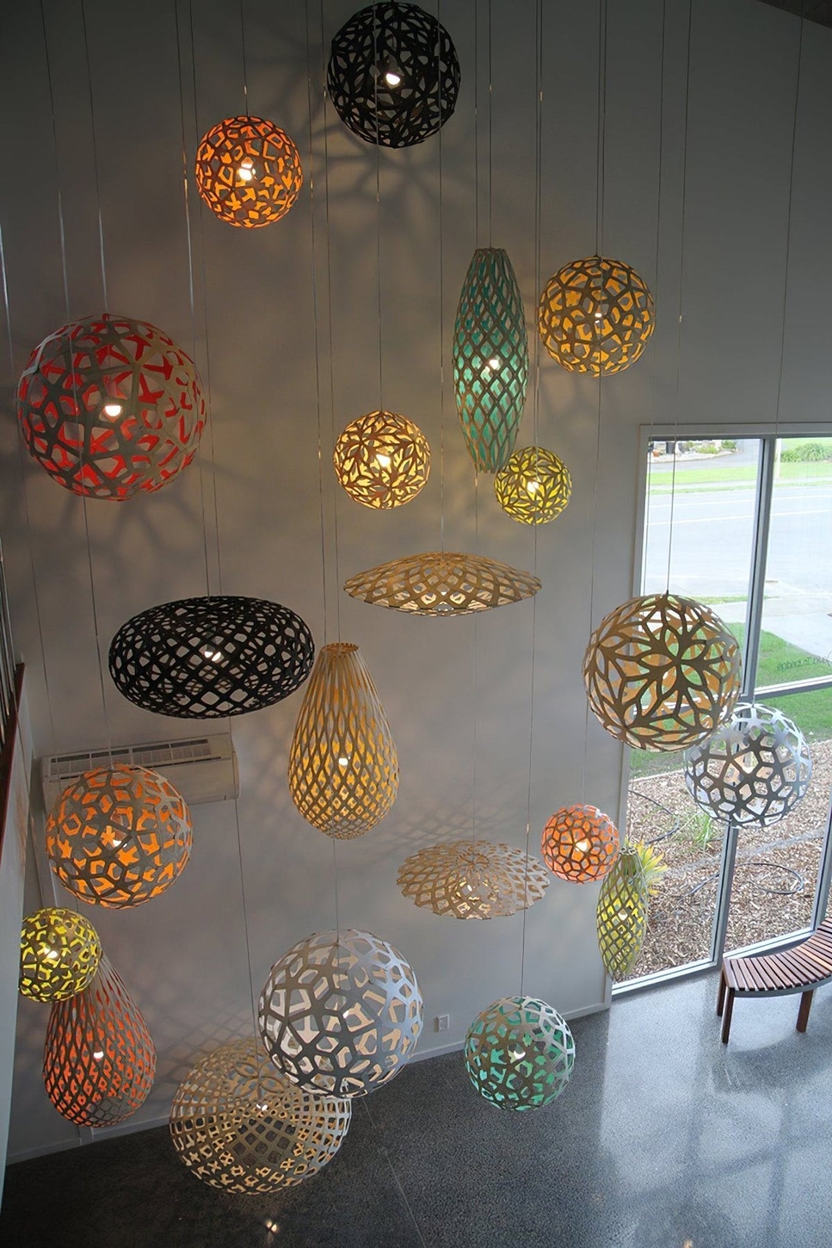 Cindelrose Wood Pendant Light-Moonnatur