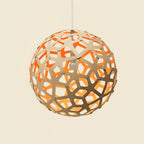 Cindelrose Wood Pendant Light-Moonnatur