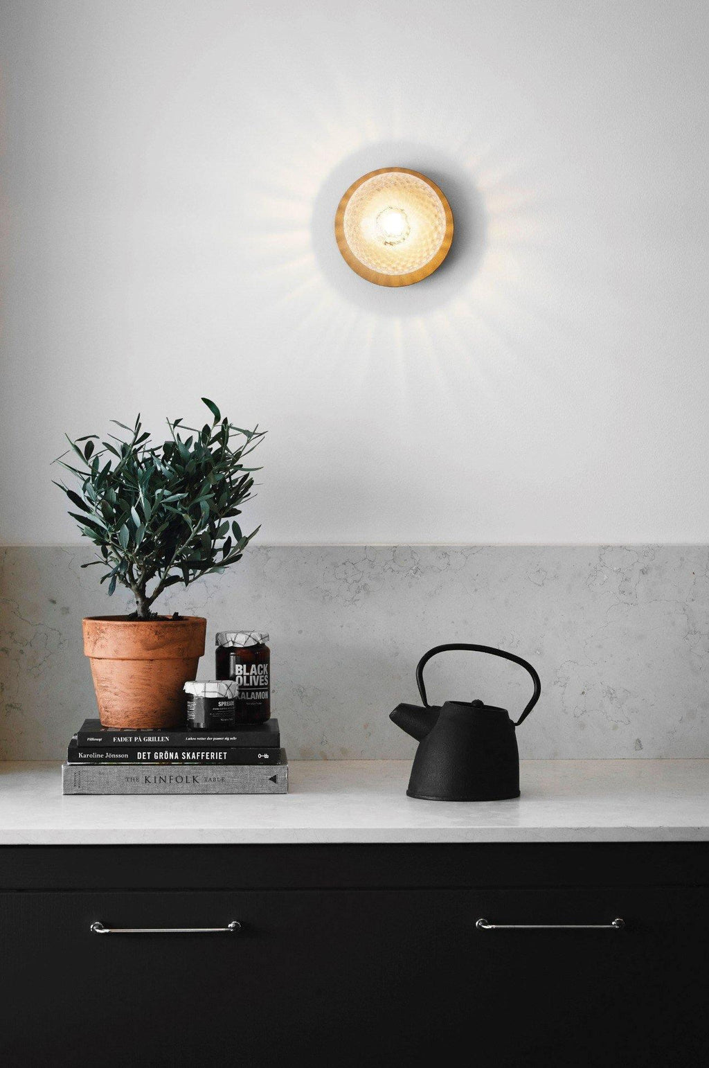Aldenenna Glass Wall Light-Moonnatur
