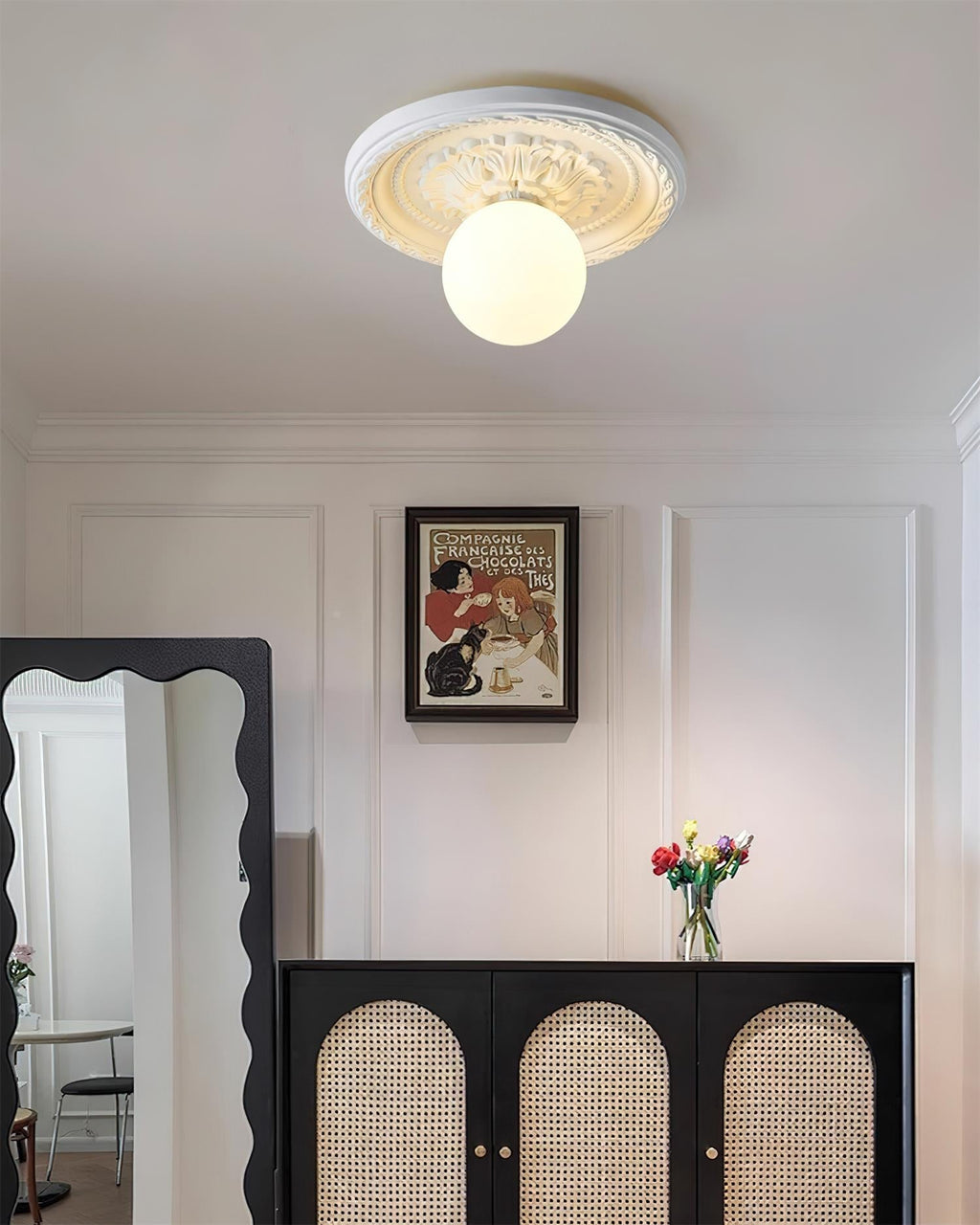 Altonbrook Resin Ceiling Light-Moonnatur