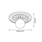 Altonbrook Resin Ceiling Light-Moonnatur