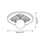 Altonbrook Resin Ceiling Light-Moonnatur