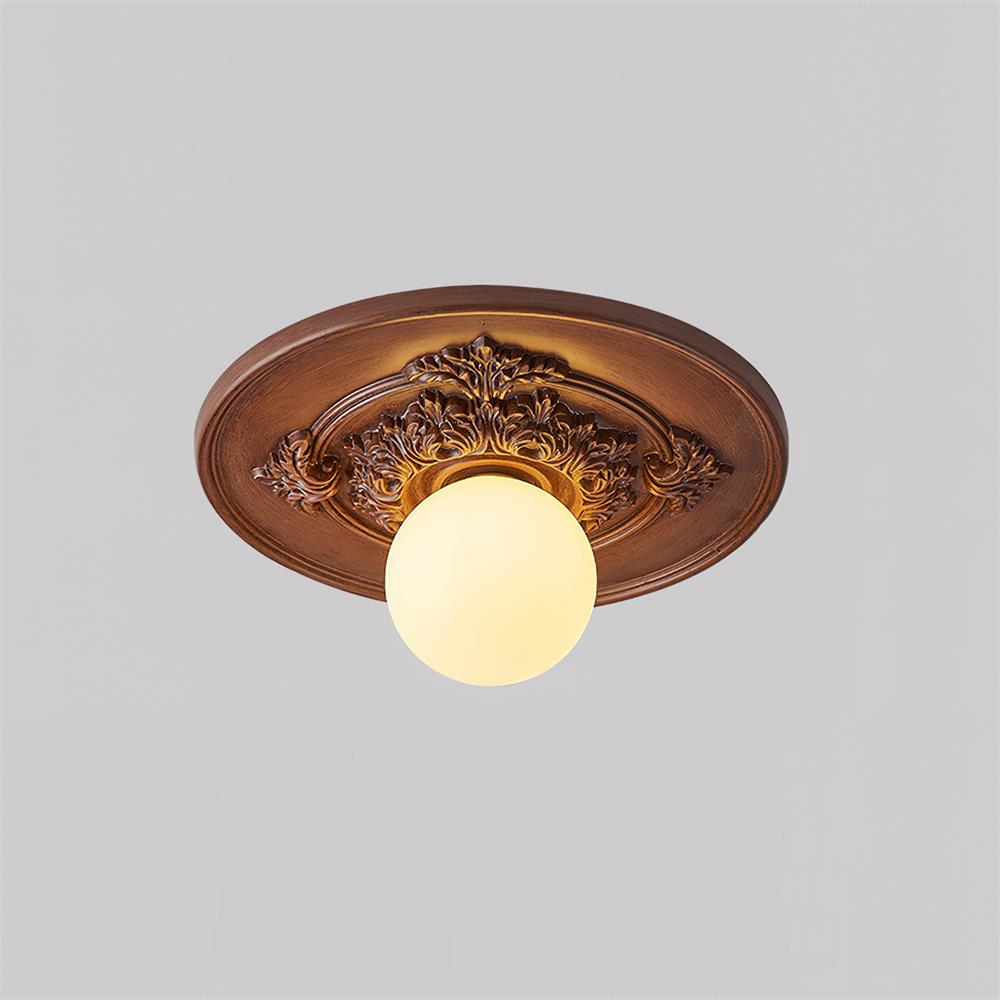 Altonbrook Resin Ceiling Light-Moonnatur