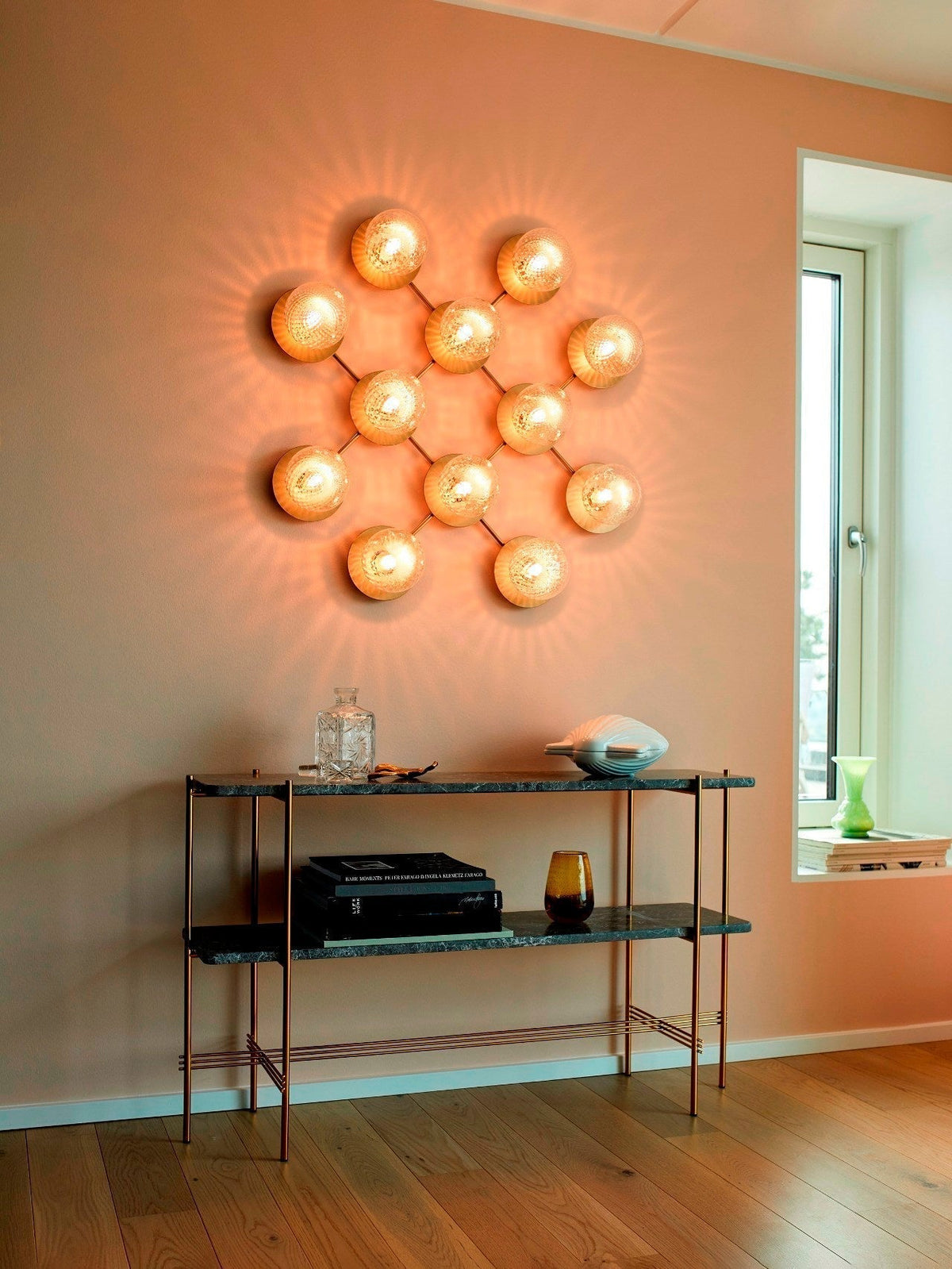 Osterneth Glass Wall Light-Moonnatur