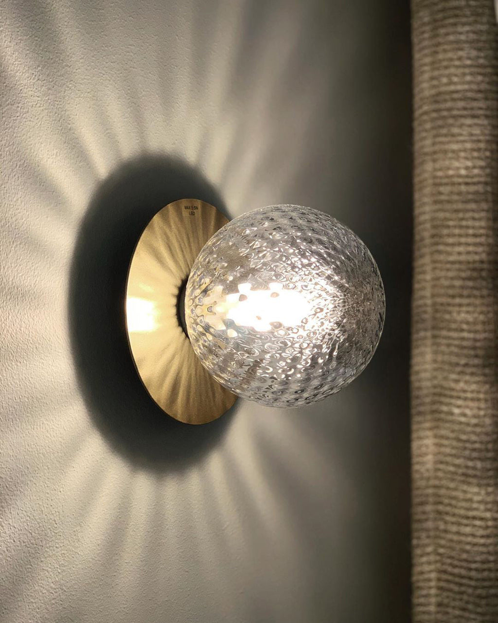 Osterneth Glass Wall Light-Moonnatur