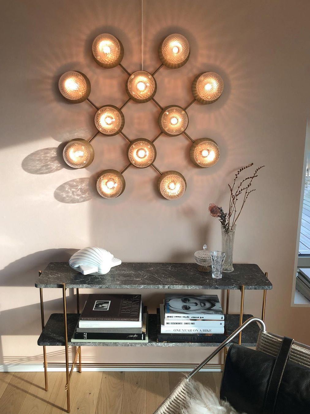 Osterneth Glass Wall Light-Moonnatur