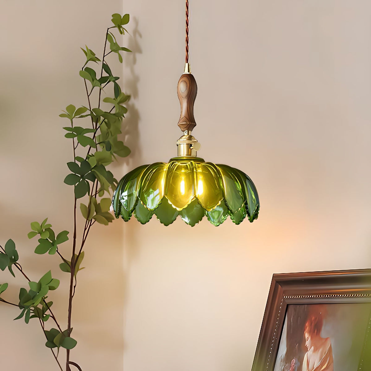 Junenna Glass Pendant Light-Moonnatur