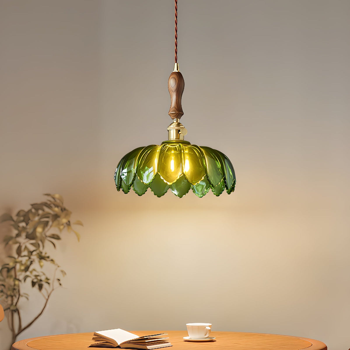 Junenna Glass Pendant Light-Moonnatur