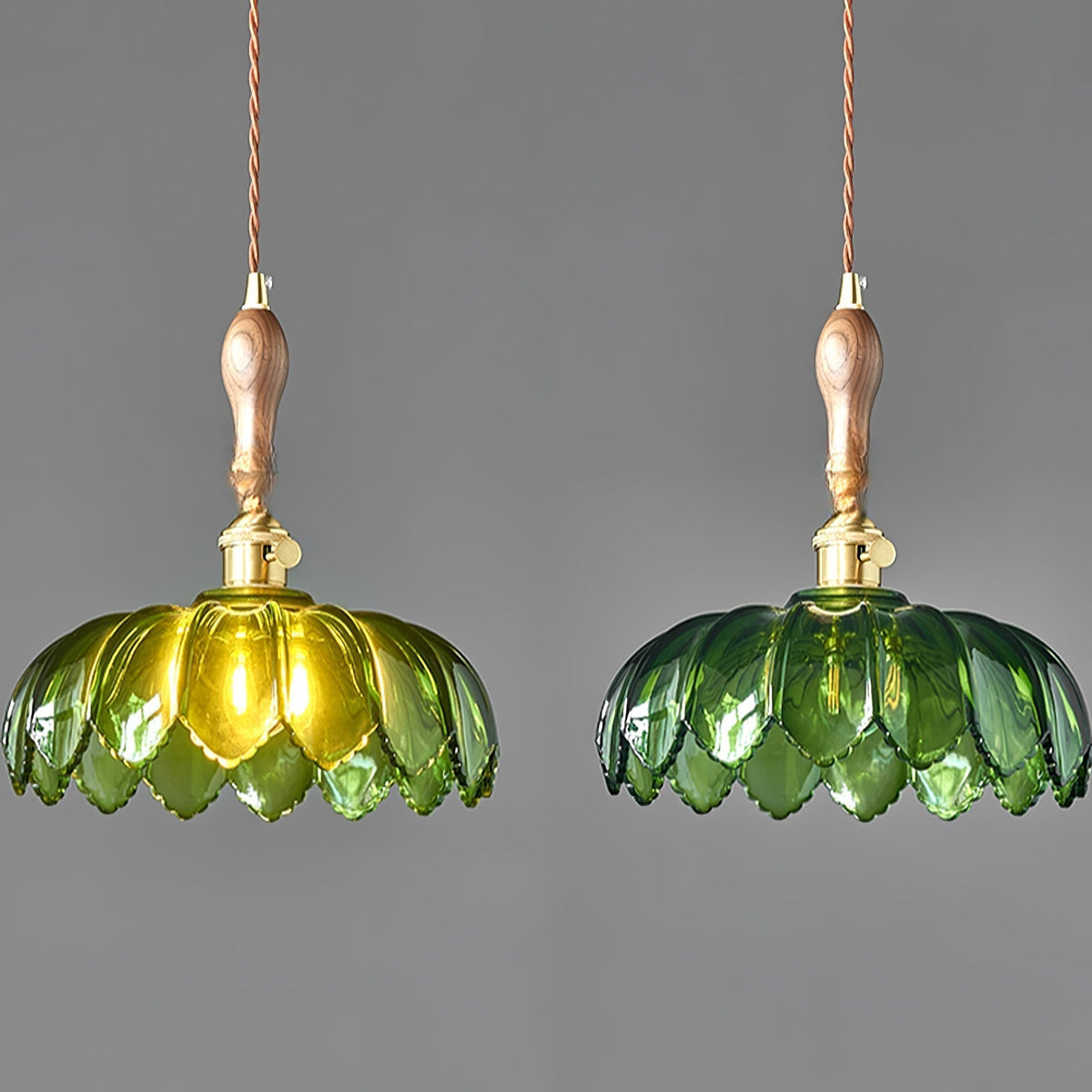 Junenna Glass Pendant Light-Moonnatur