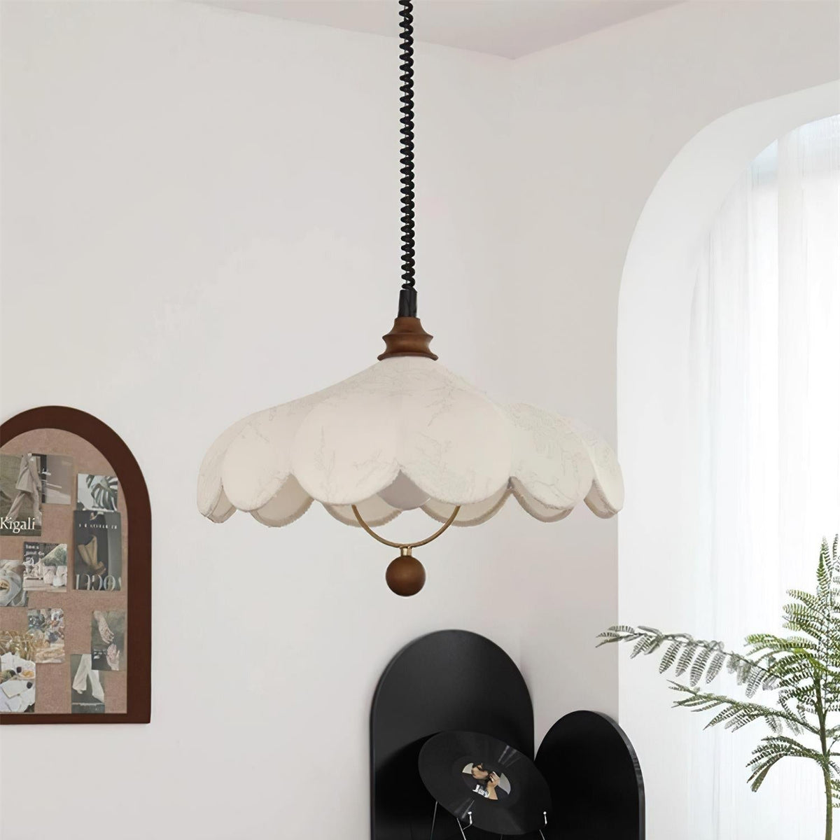 Camberevia Fabric Pendant Light-Moonnatur