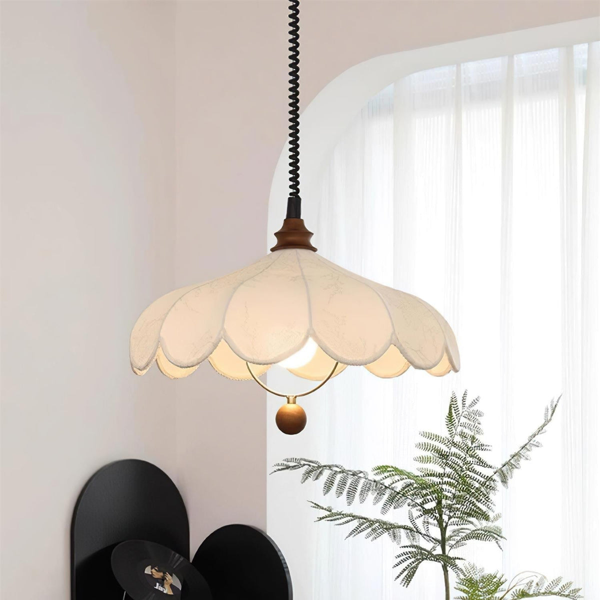 Camberevia Fabric Pendant Light-Moonnatur
