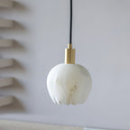 Garnelenora Alabaster Pendant Light-Moonnatur