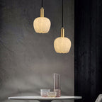 Garnelenora Alabaster Pendant Light-Moonnatur