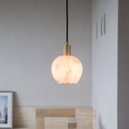 Garnelenora Alabaster Pendant Light-Moonnatur