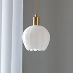 Garnelenora Alabaster Pendant Light-Moonnatur